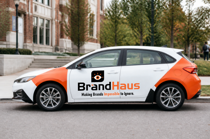 Student Vehicle Advertising marketing example by Brandhaus Media